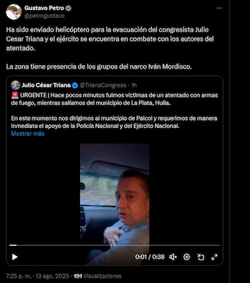 El jefe de Estado aseguró