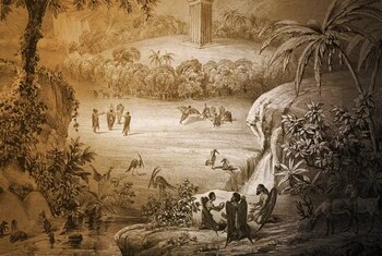 La civilización lunar imaginaria con