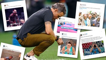 Luis Enrique, en el ojo