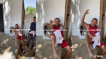 Un seguidor de Gustavo Petro