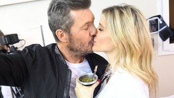 Marcelo Tinelli y Guillermina Valdés