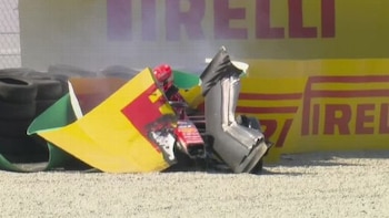La revelación sobre el estado de salud de Charles Leclerc tras el fuerte accidente en el GP de Italia de Fórmula 1