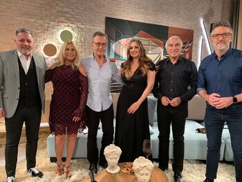 Luis Novaresio con los invitados