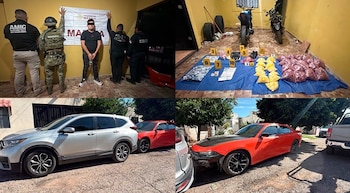 El detenido fue identificado como Jesús Iván “N”, de 22 años. (Crédito: Fiscalía de Sonora)
