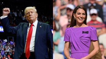 Donald Trump y Kate Middleton