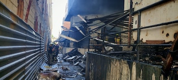 Es el segundo incendio en dos meses dentro del centro de abasto