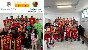 Equipo del Juvenil de The Warriors Burnham.