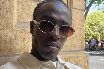 El intérprete Samboy Diaby, en