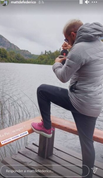 Matías Defederico está en Bariloche