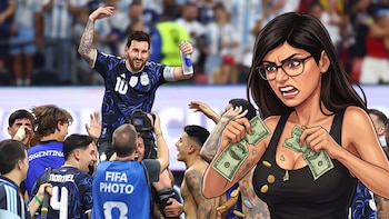 Las críticas de Mia Khalifa a la Selección tras perder dinero en una apuesta: “El juego sucio del equipo argentino”