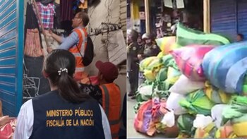 Incautan 80 toneladas de prendas