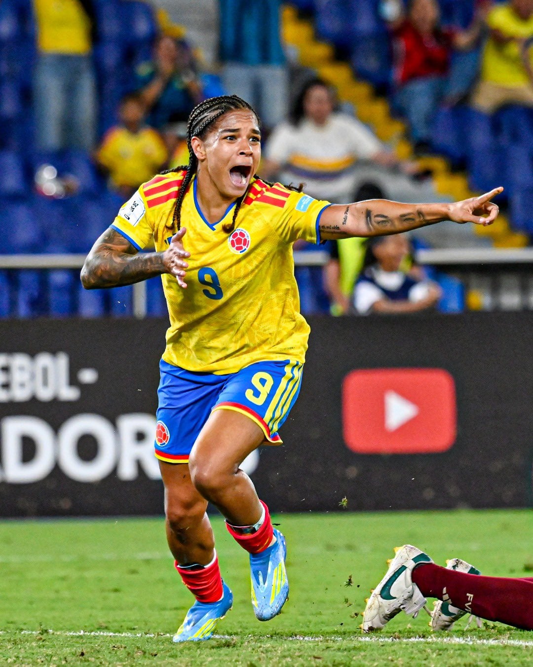 Gisella Robledo marcó el gol que selló la remontada de la selección Colombia vs. Venezuela - crédito FCF