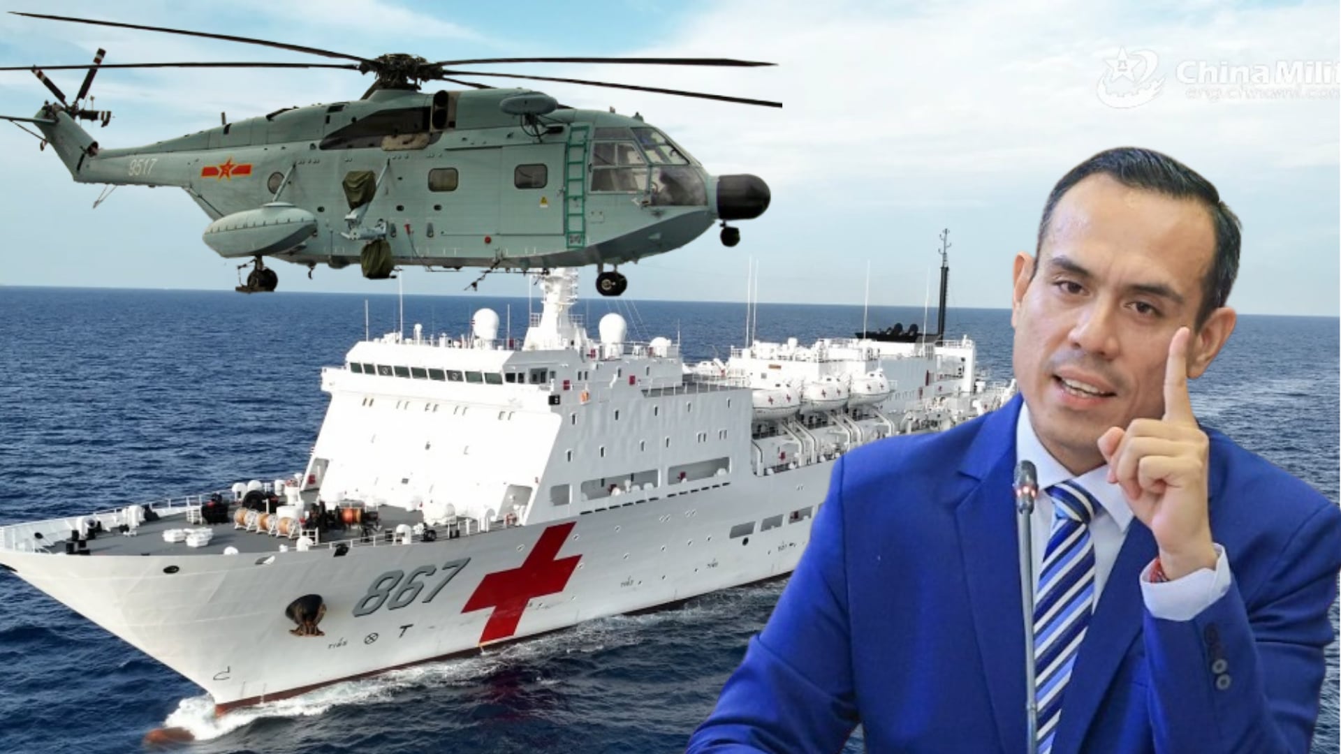 Presidente Jerí solicita permiso parlamentario para visita de unidad naval y helicóptero de China. (Foto composición: Infobae Perú/Difusión)