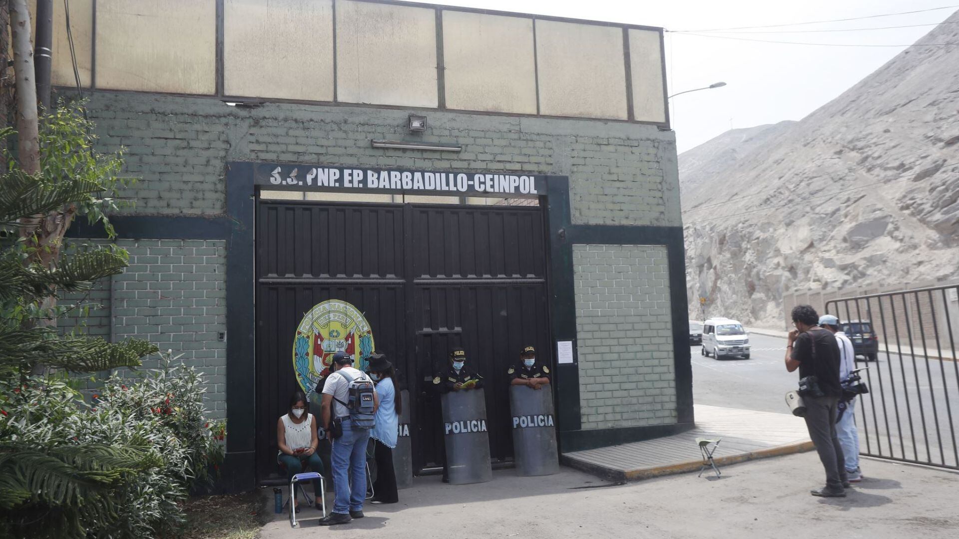 Fachada del penal de Barbadillo. | Andina