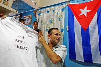 El disidente cubano permaneció encarcelado