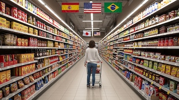 Boom de alimentos importados en