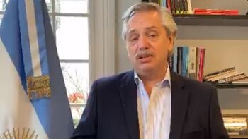 Alberto Fernández celebró el primer