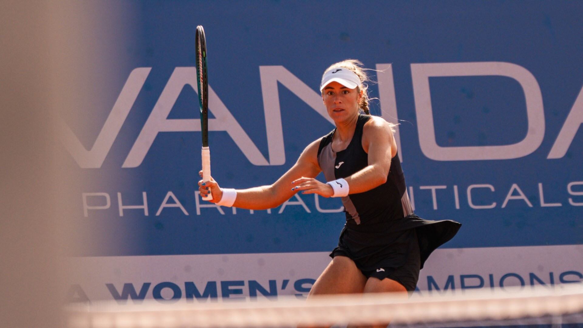 La argentina Solana Sierra se clasificó para la final del WTA 125 de Mallorca al derrotar a la tenista local Andrea Lázaro García (Crédito: Mallorca Women's Championships)