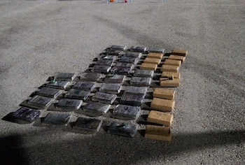 Droga decomisada en Palenque, Chiapas