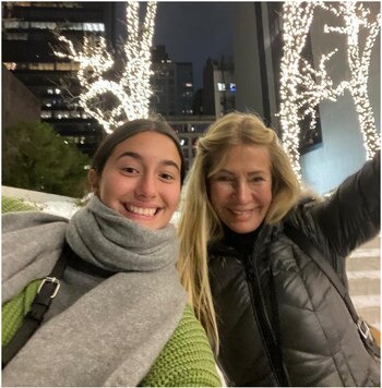 Cris Morena y su nieta