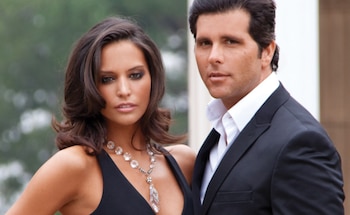 Christian Meier y Génesis Rodríguez.