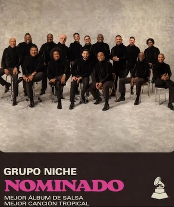 El Grupo Niche recibió dos nominaciones en los Latín Grammy 2026 como mejor álbum de salsa y mejor canción tropical - crédito Grupo Niche