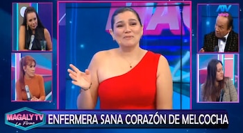 Melcochita responde sin filtros a Monserrat tras decir que usa la “pastillita azul”. Captura: Magaly TV La Firme.