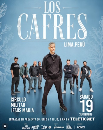 Los Cafres vuelven a Lima.