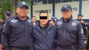 Se encuentra a disposición de la Fiscalía General del Estado de Michoacán. Crédito: Ayuntamiento de Coeneo