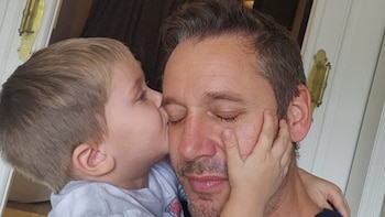 El dulce mensaje de Benjamín Vicuña para su hijo Amancio a la distancia que enterneció a todos: “Extrañando”