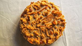 Uno de los modelos de torta que representa la tendencia de "ugly cake". (Instagram)