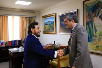 El vicepresidente Félix Ulloa reafirma la alianza entre El Salvador y PNUD para fortalecer el desarrollo humano en el país./(Redes de Félix Ulloa)