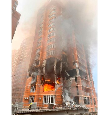 El ataque contra un edificio