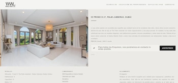 El aviso del sitio de