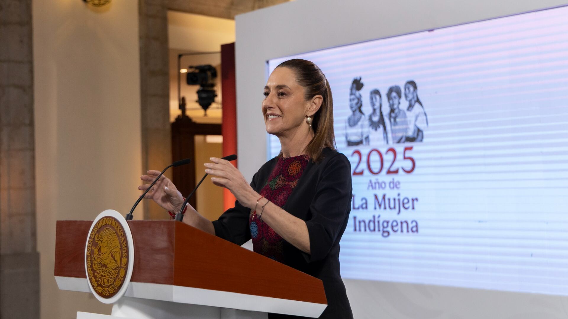 La presidenta Sheinbaum informó que el narcotráfico perdió al menos 43 mil millones de pesos en actividades ilícitas debido a los operativos federales. CRÉDITO: Presidencia