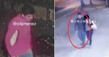 Es delgado, de tez morena