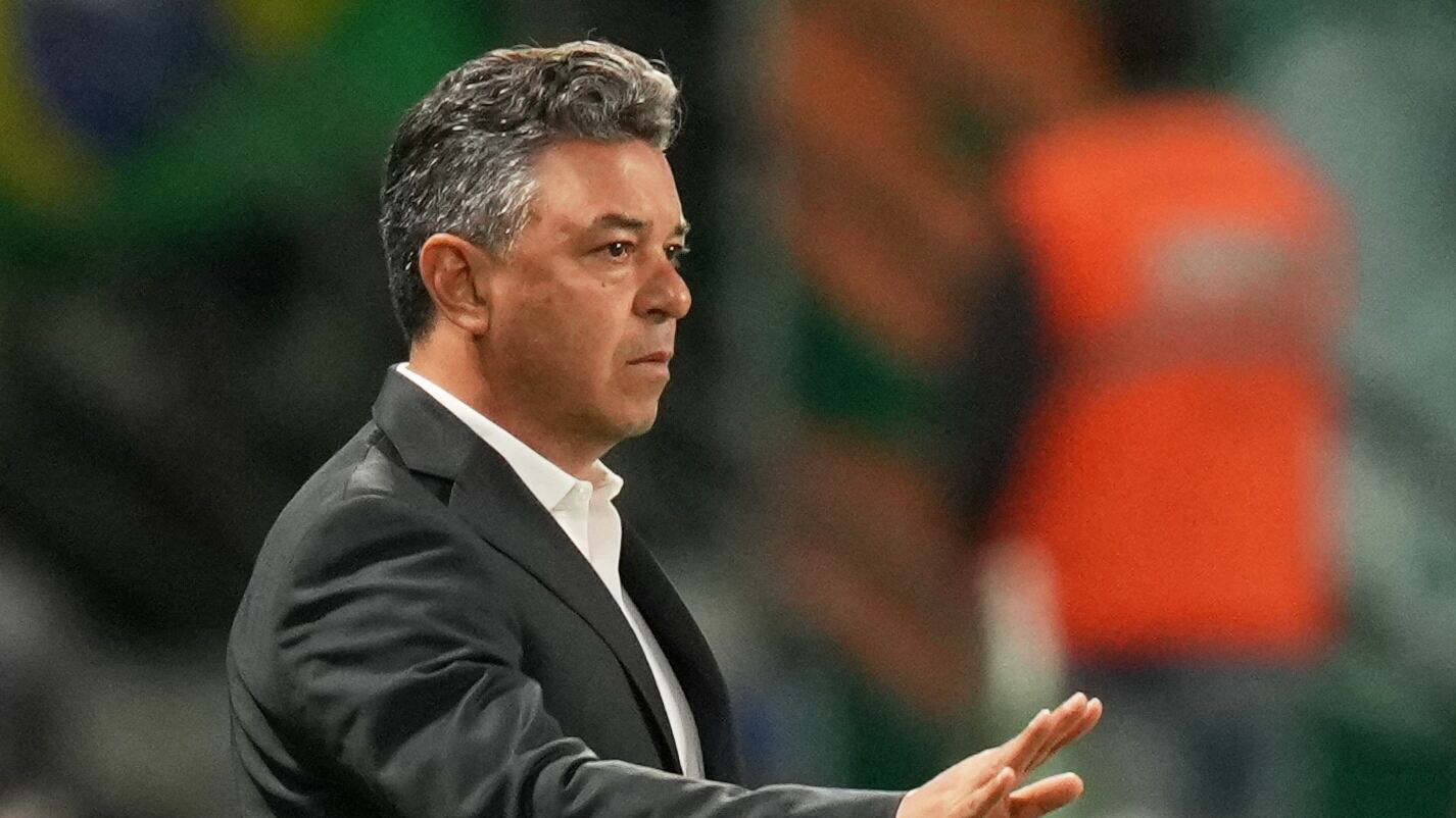 Gallardo se encuentra preparando el partido frente a Talleres (AP Photo/Andre Penner)