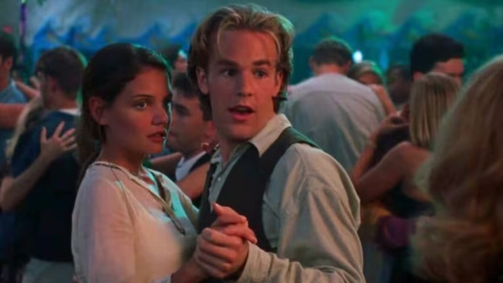 Con el tiempo, Katie Holmes y James Van Der Beek prefirieron ser solo amigos. (Captura de video)