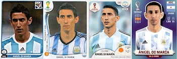 estrellas del fútbol en los Mundiales angel di maria