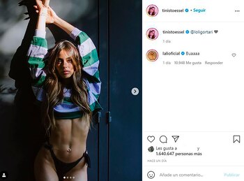 El look sensual de Tini