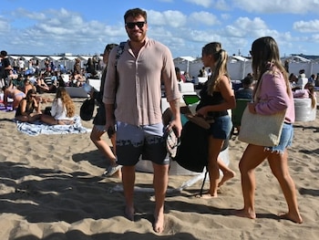 En Playa Grande, en Mar