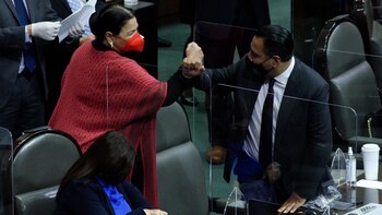 En la sesión solemne, Alberto