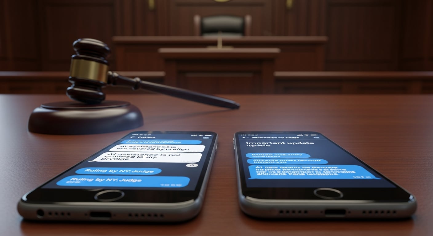 Un juez de Nueva York excluye a la inteligencia artificial del secreto profesional abogado-cliente