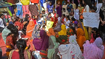 Cientos de mujeres de Pakistán