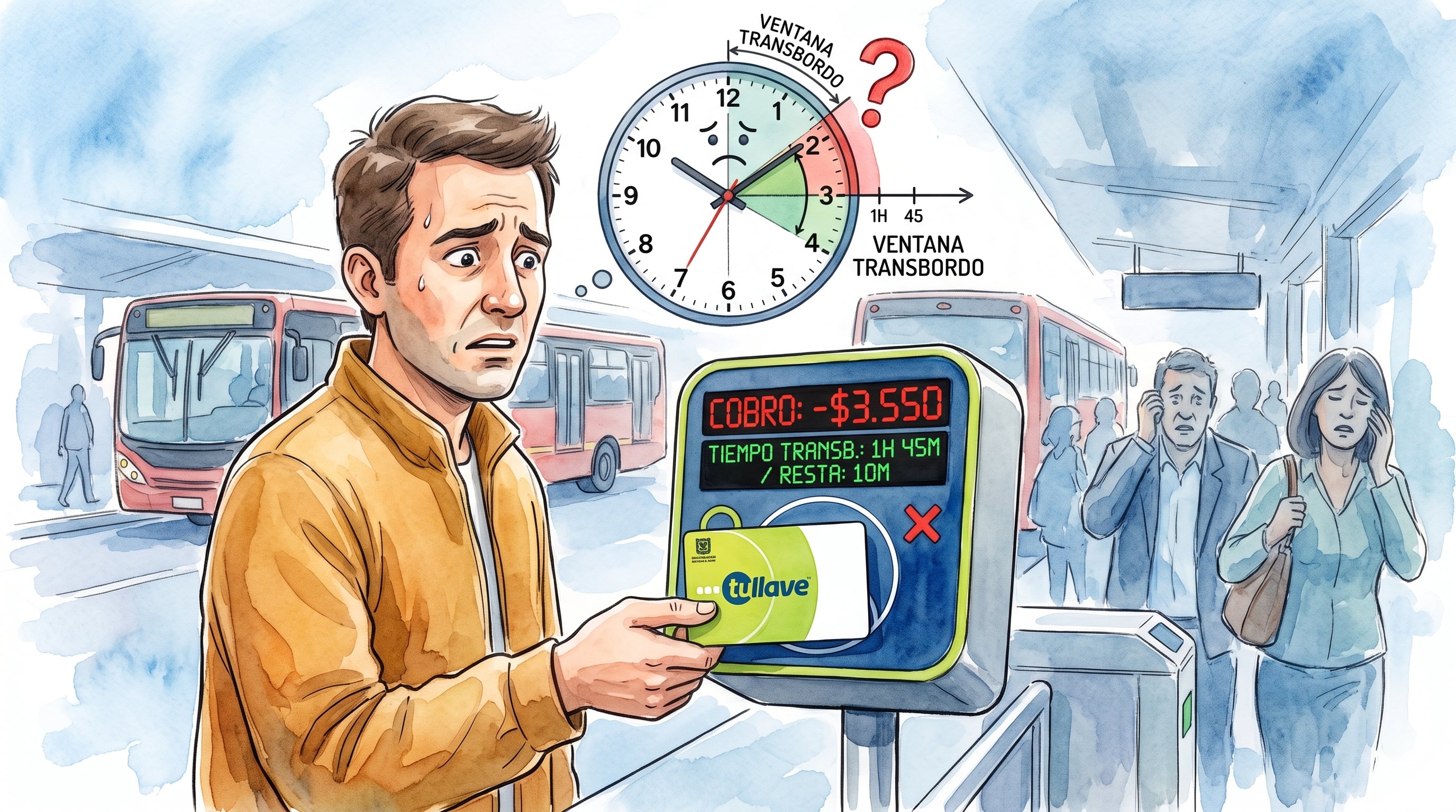 El ciudadano, estudiante de jurisprudencia y egresado de Economía, advierte que los ajustes afectarían transbordos frecuentes dentro de 125 minutos. Además, alista acciones jurídicas y pide conocer el sustento de la presunta directriz interna - crédito (Imagen Ilustrativa Infobae)
