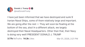 Donald J. Trump publicó un