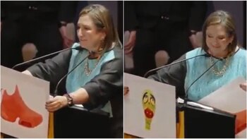 La exsenadora olvidó su discurso