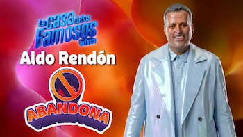 Qué enfermedad tiene Aldo Rendón y por qué salió de La Casa de los Famosos México