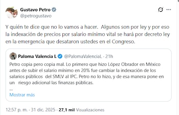 El presidente Gustavo Petro aseguró