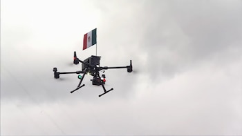 Imágenes del desfile militar en conmemoración de la Independencia de México